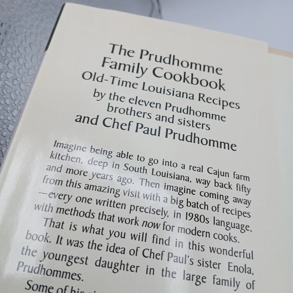 Lot of 2‎ Chef Paul Prudhomme's Family Cookbook's HC Louisville Kitchen NOS